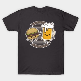 best friends hamburger and beer T-Shirt